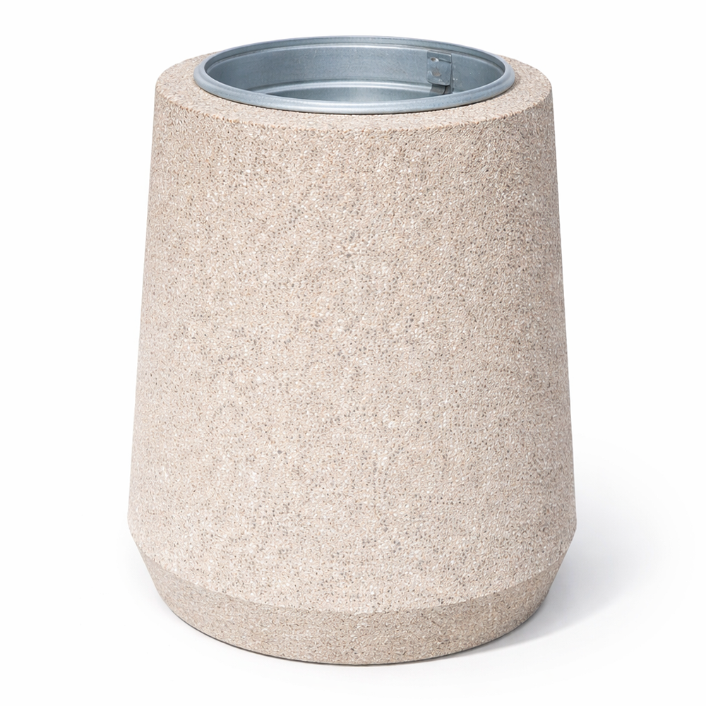 Betoninė šiukšlinė apvali 70L (86)