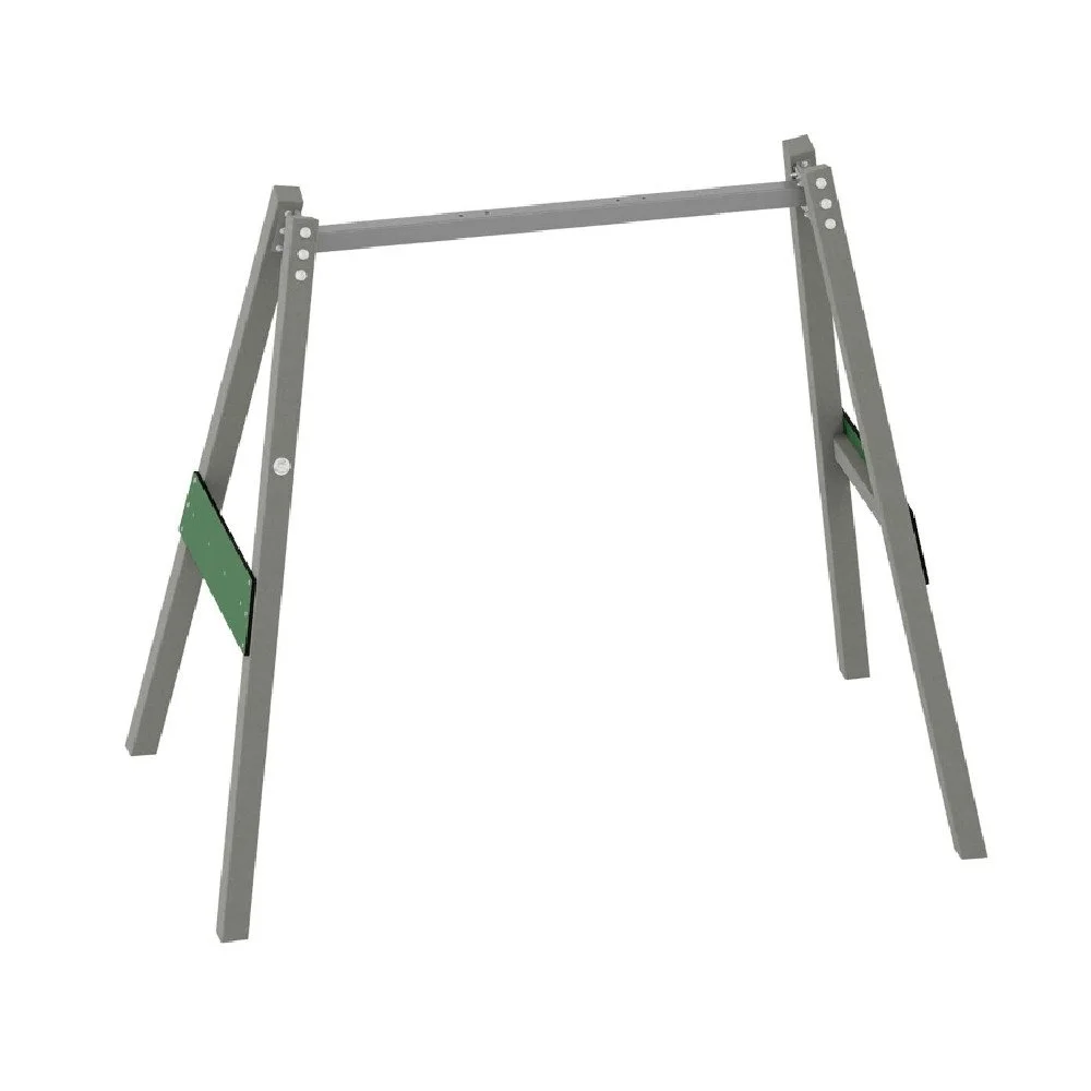 Quadro perdirbtų medžiagų vienvietės sūpynės