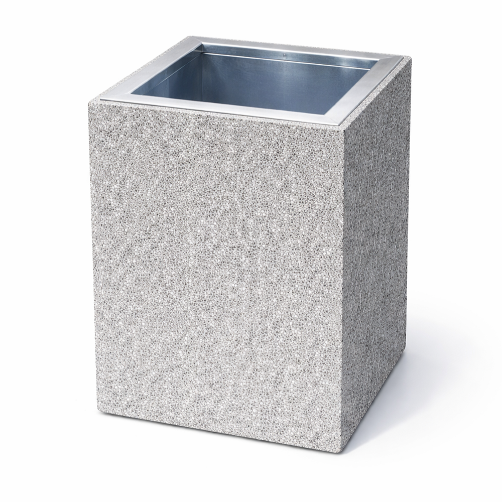 Betoninė šiukšlinė kvadratinė 50L (146)