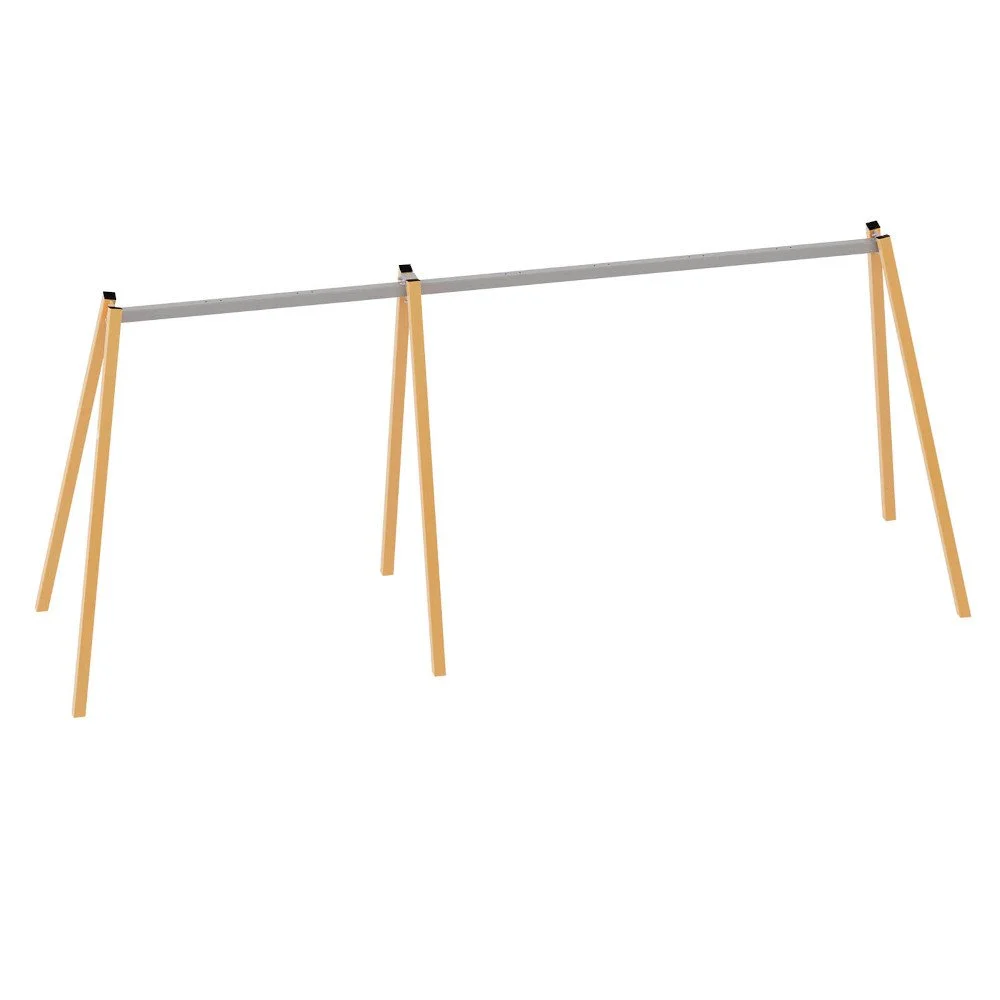 Urbi Trivietės Sūpynės, be Sėdynės, su Metaliniais Stulpais (31215)