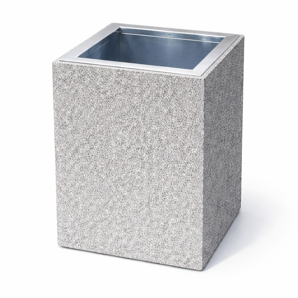 Betoninė šiukšlinė kvadratinė 90L (159)