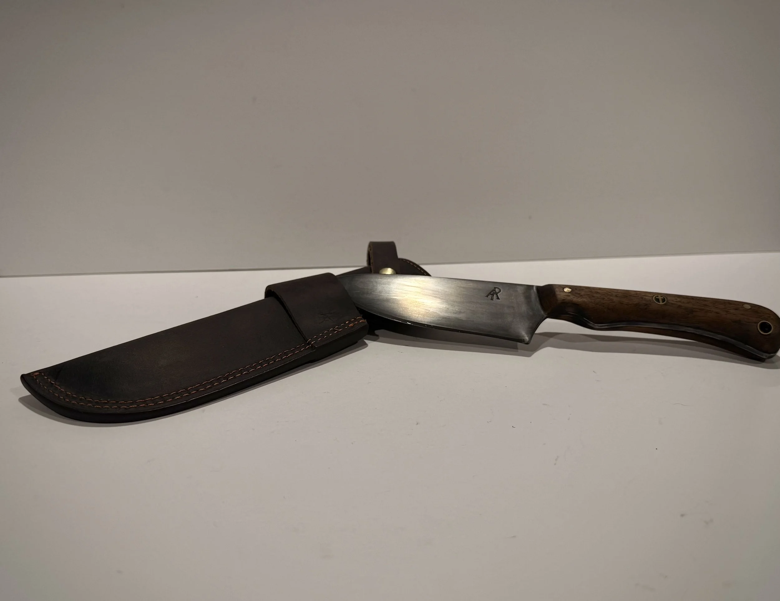 Rustic Drop Point Knife