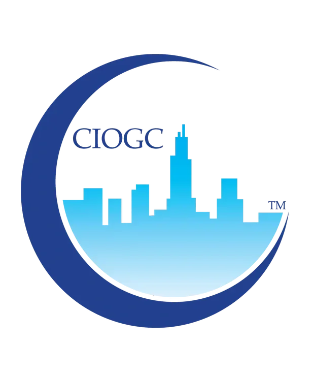 Logo of a city skyline inside a crescent moon with the text "CIAOCC" and a small trademark symbol.