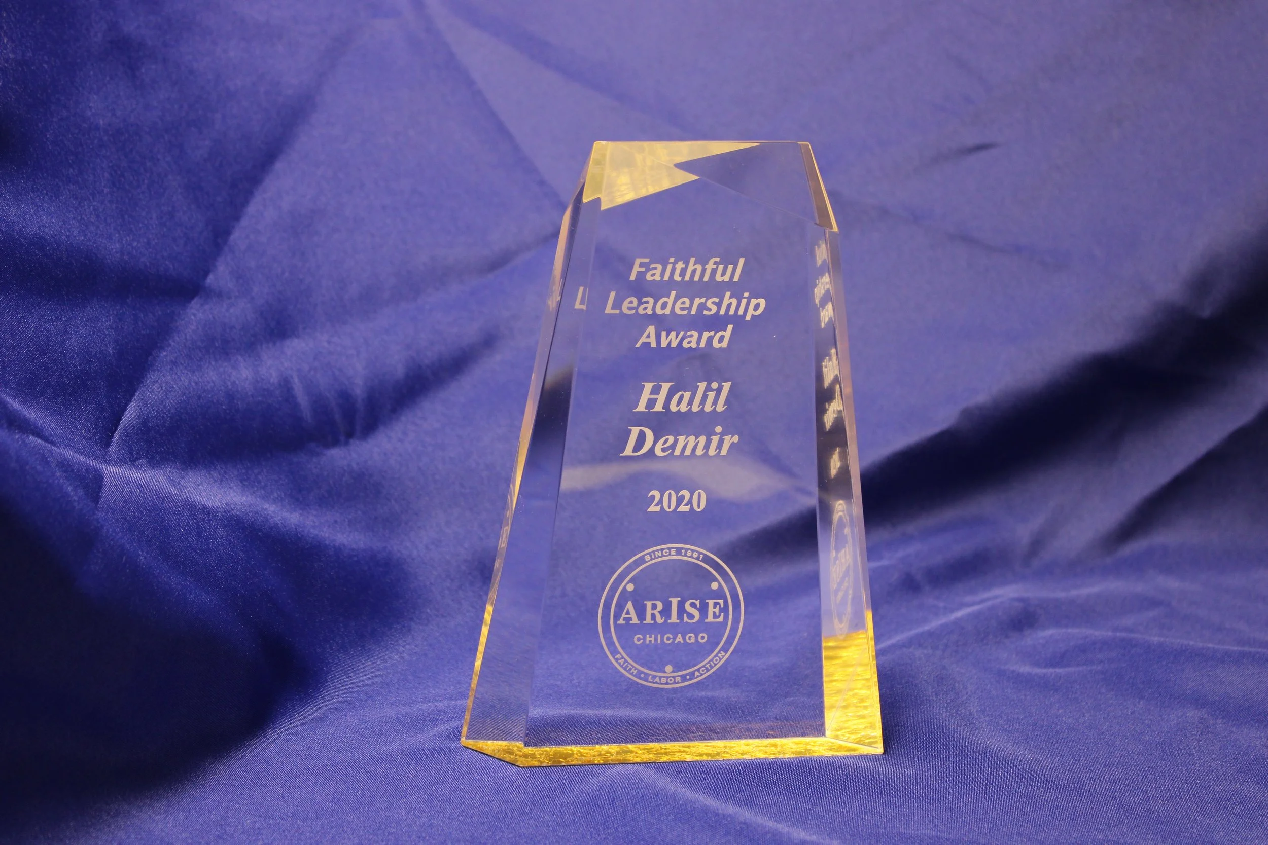 ARISE Chicago Faithful Leadership Award Halil Demir.JPG