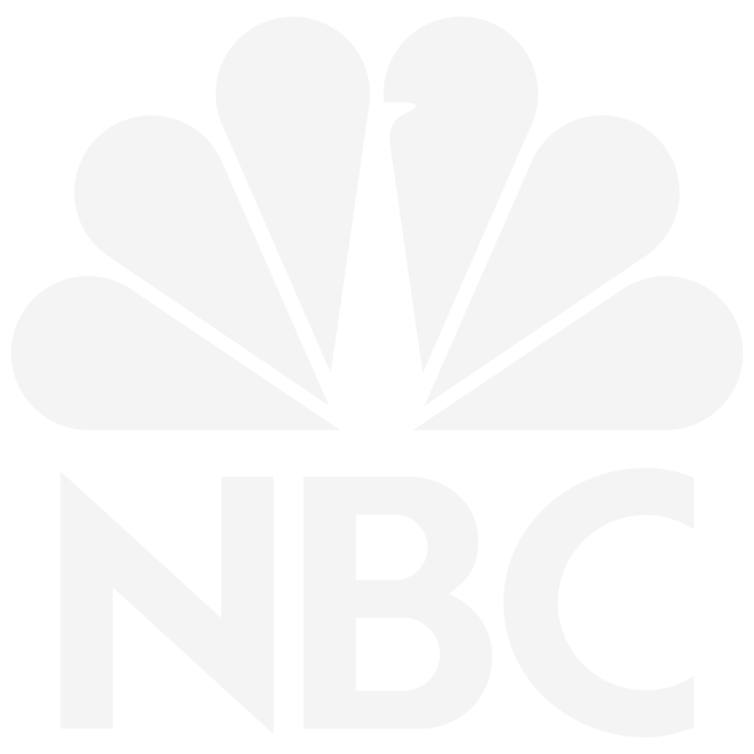 Black and white NBC logo with peacock symbol and the letters NBC.