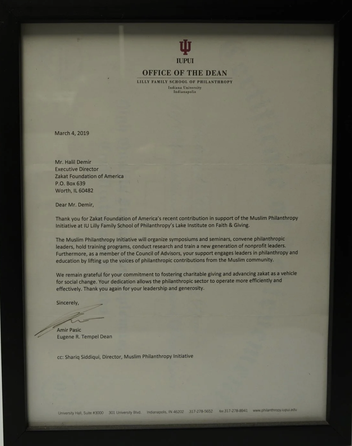 Indiana University Recognition | 2019