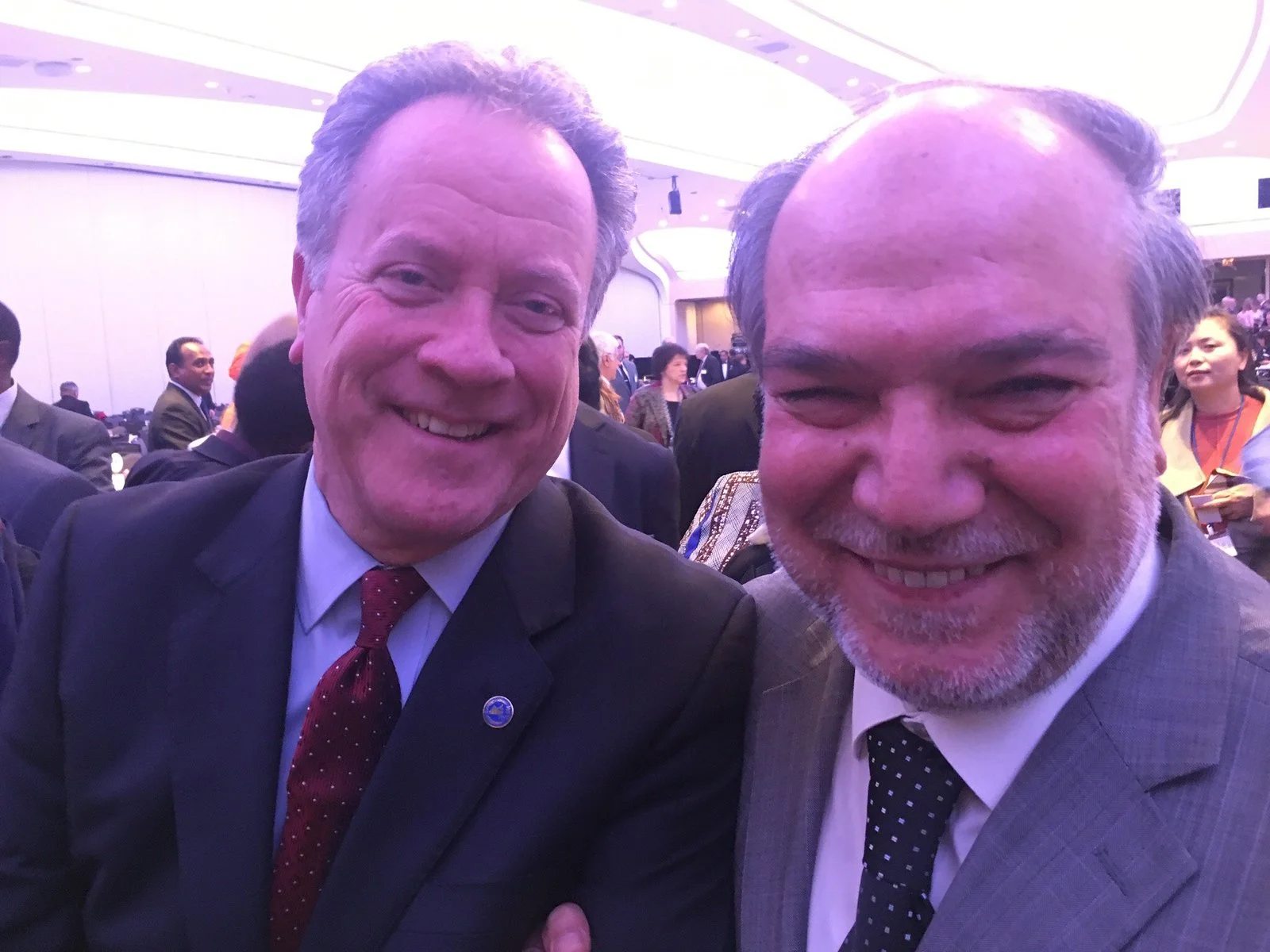 With Governor David Beasley