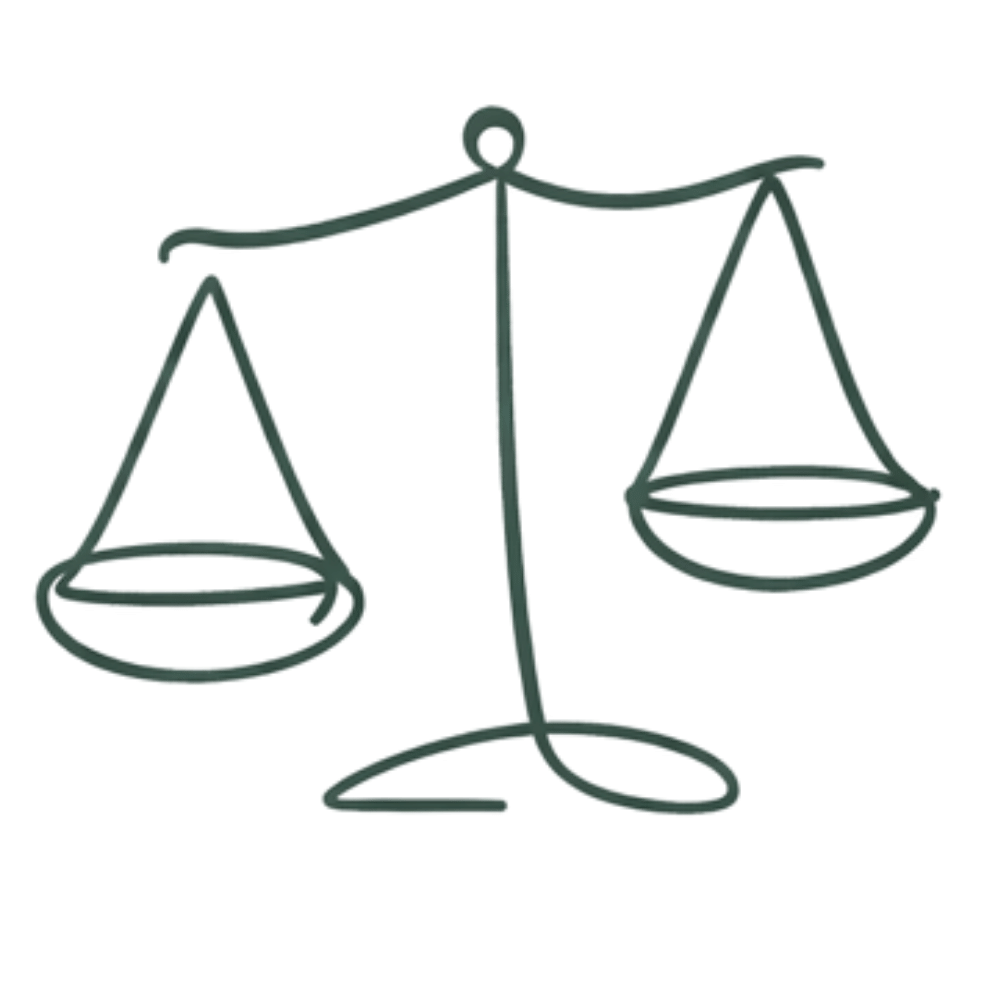 icon of court room weights for section 7 reports