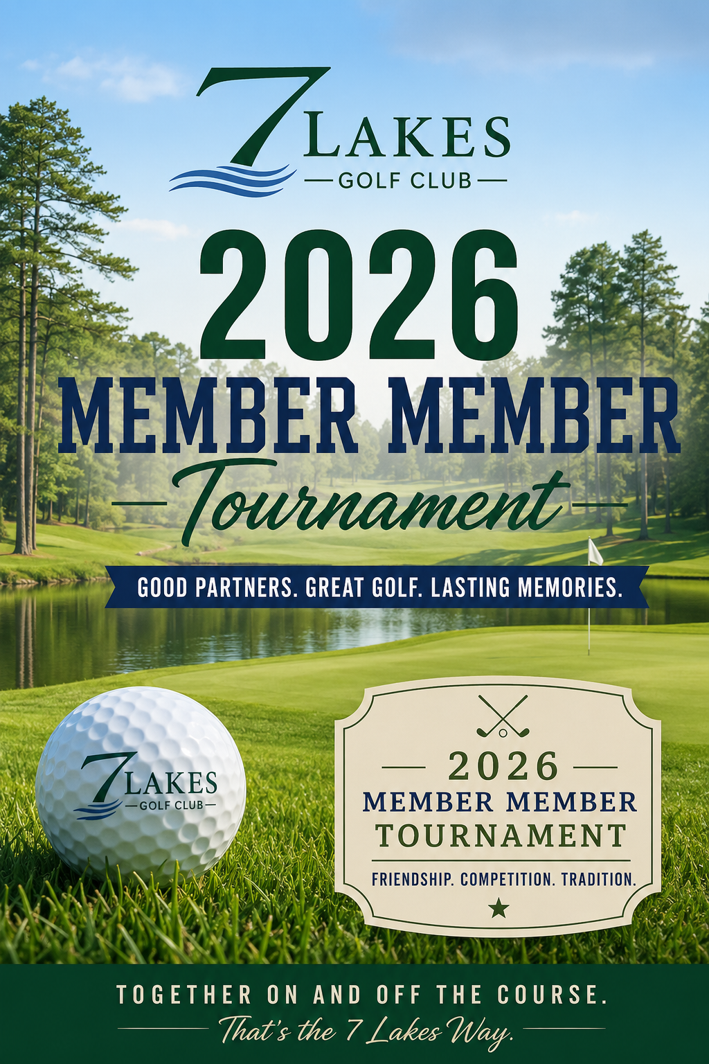 2026 7 Lakes Member/Member Tournament day 1
