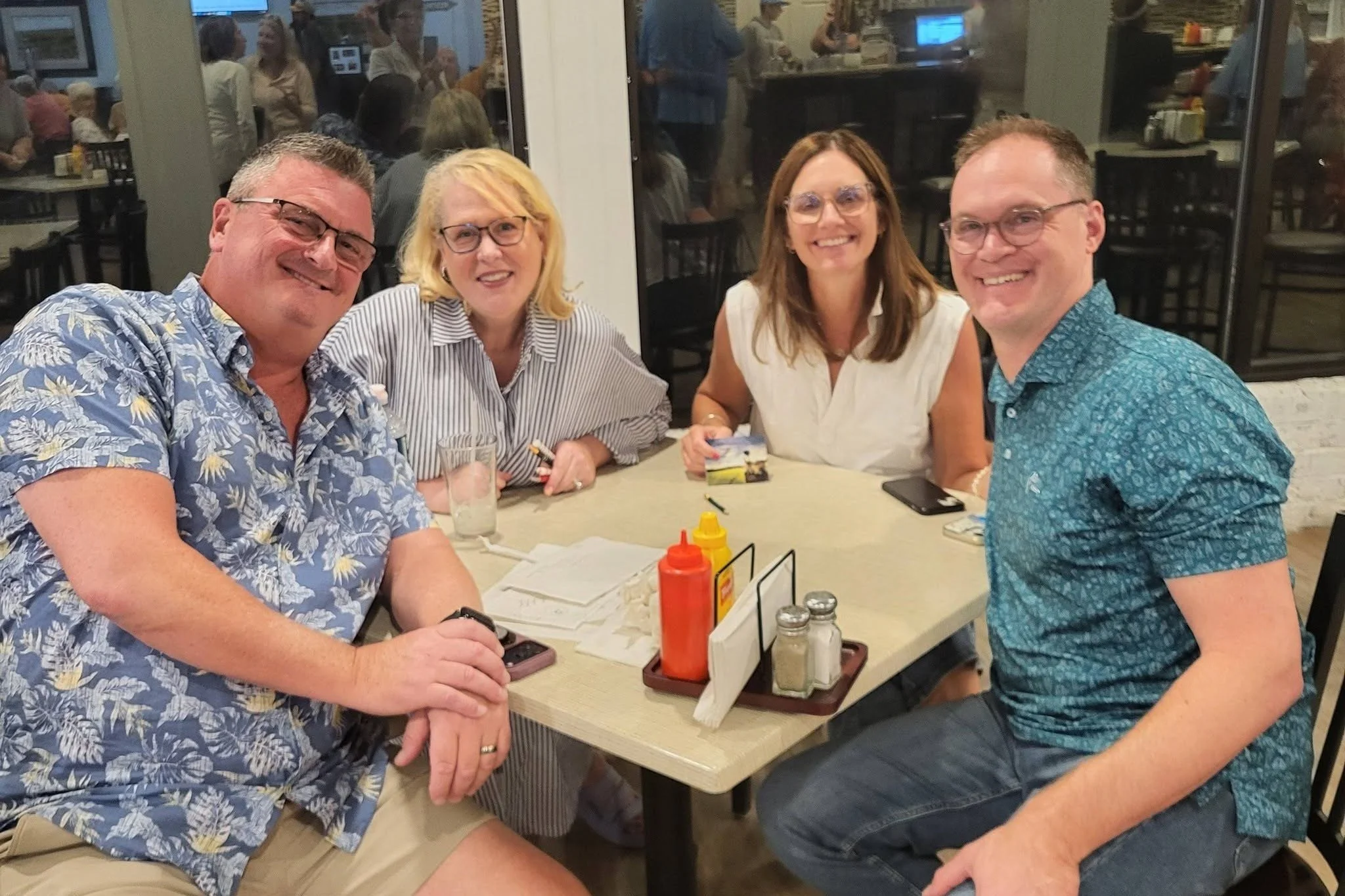 Second-place team Chris's and the Misses at Monday Night Trivia at Southside Bar & Grill