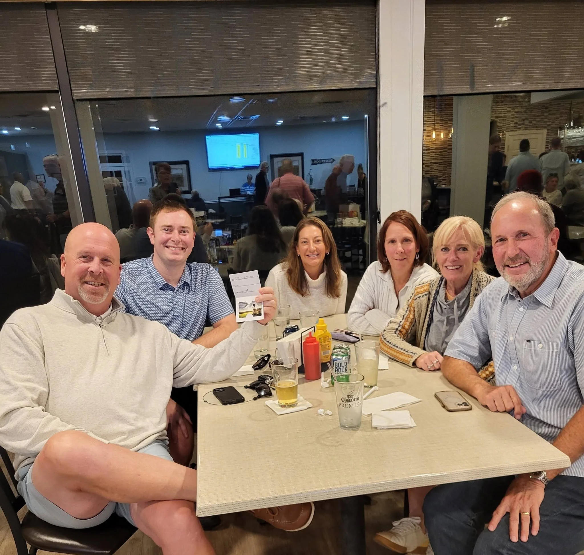 Second-place team INK at Monday Night Trivia at Southside Bar & Grill