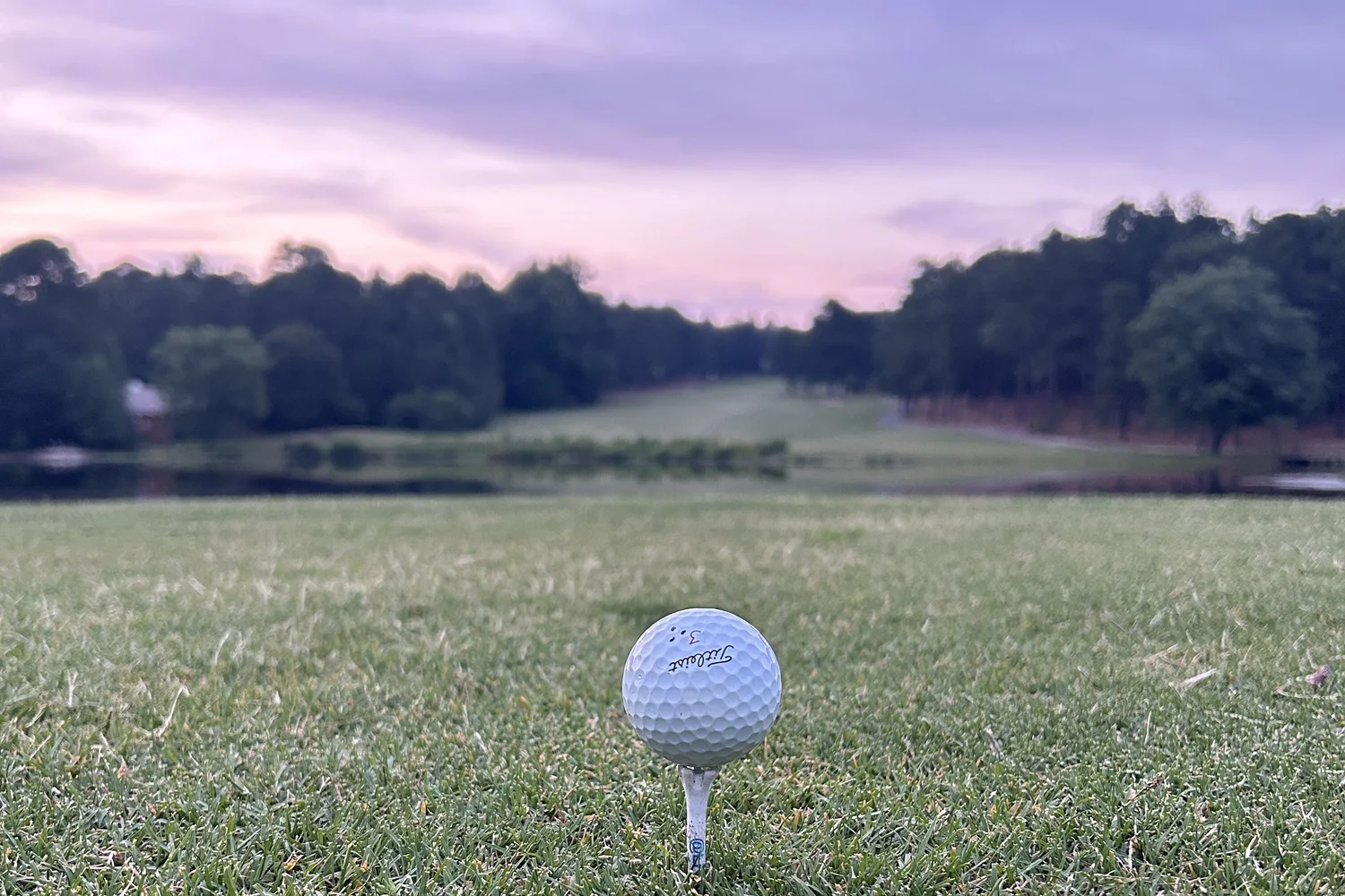 Hole 11 seen from the tee