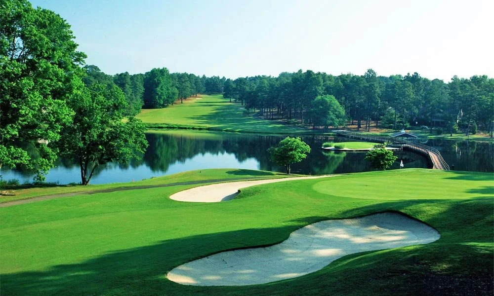 Flyer for the 2026 Autism Society of North Carolina Benefit Golf Tournament at Seven Lakes Golf Club