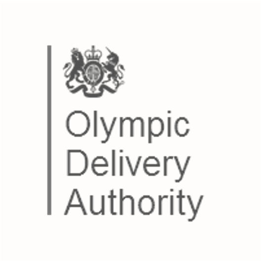 Logo of the Olympic Delivery Authority, London 2012