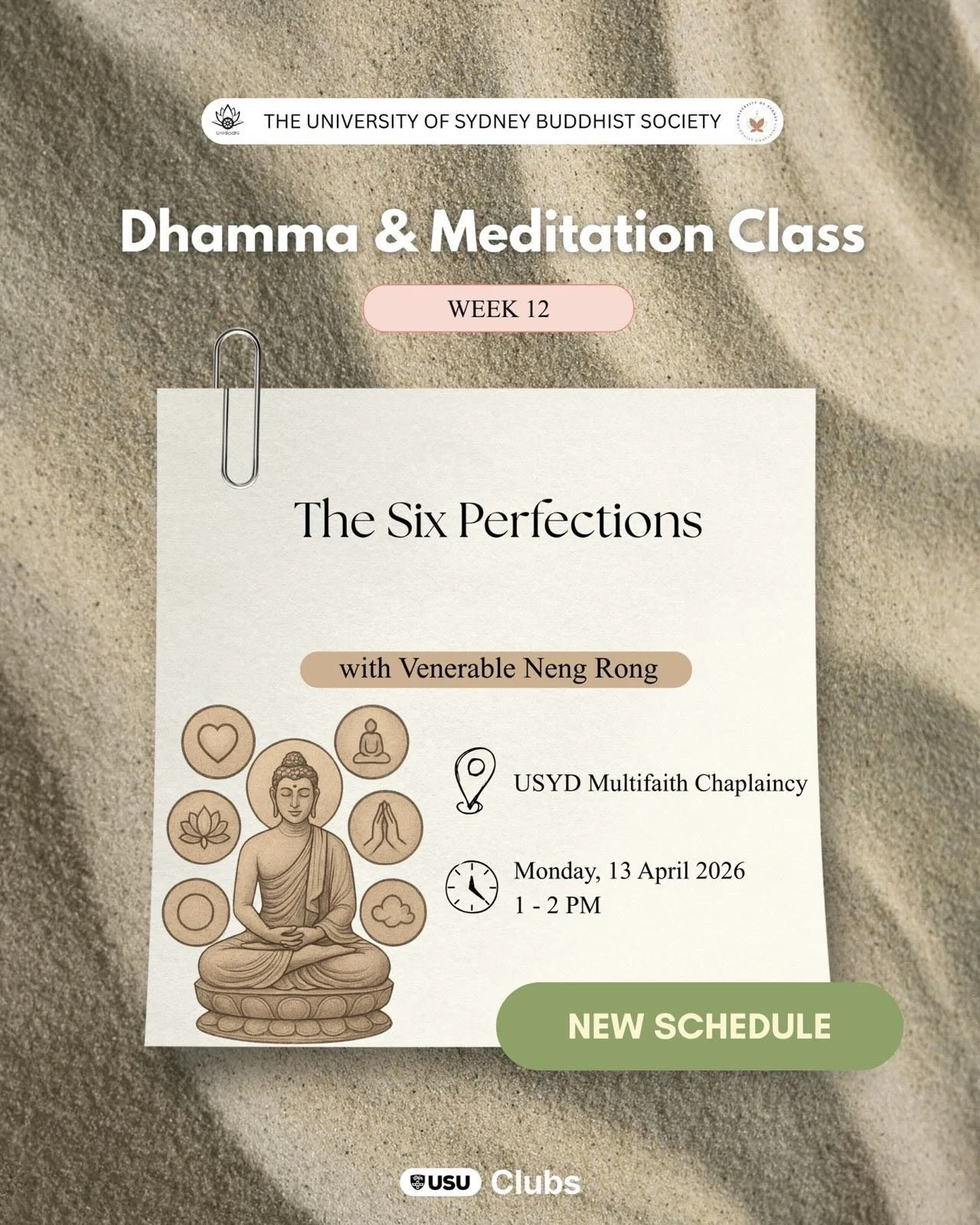 The Buddha taught that true growth comes through the cultivation of wholesome qualities 🌿.

The Six Perfections remind us to practise generosity, patience, wisdom, mindfulness, and compassion&mdash;not only in meditation, but in everyday life 🪷.

J