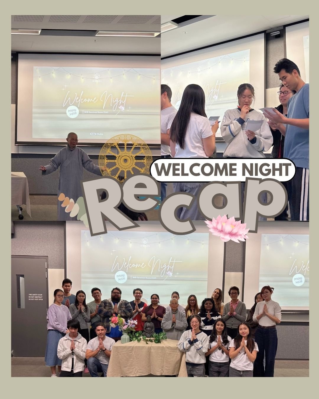 🎉✨ UniBodhi Welcome Night Highlights! ✨🎉

Thank you to everyone who joined us for our first event of the semester! 🙏 An evening of bingo, mindfulness challenges, good food, and even better company-it was wonderful seeing everyone connect and laugh