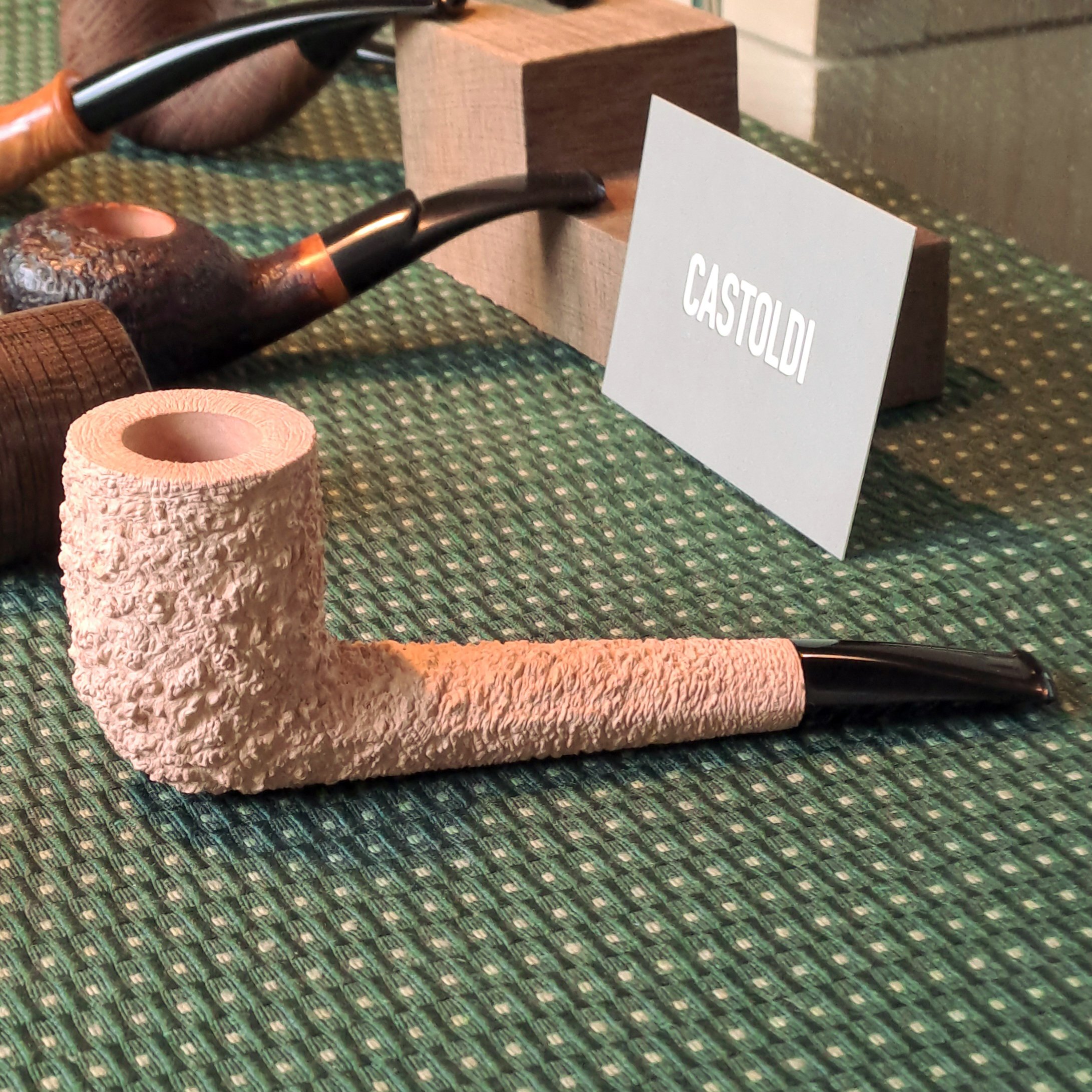 pipa castoldi radica rusticata naturale