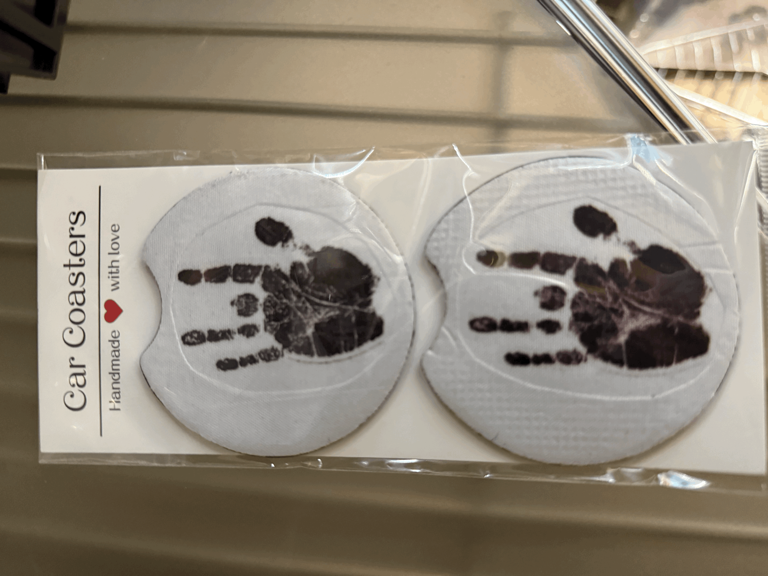 Car Coasters 2 pack (neoprene)