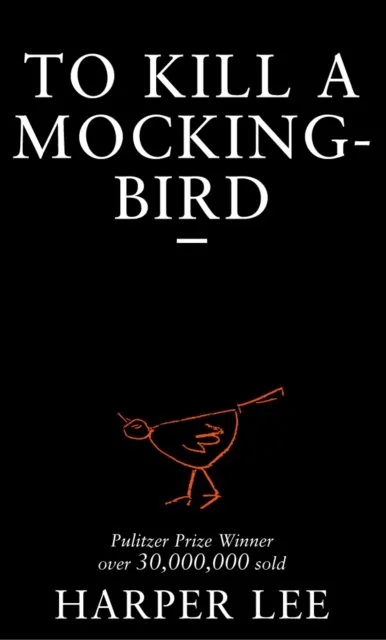Black book cover with a red line illustration of a walking bird and white text.