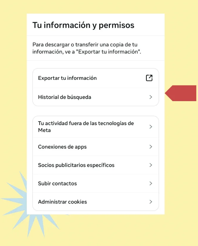 Limpiar historial de búsqueda