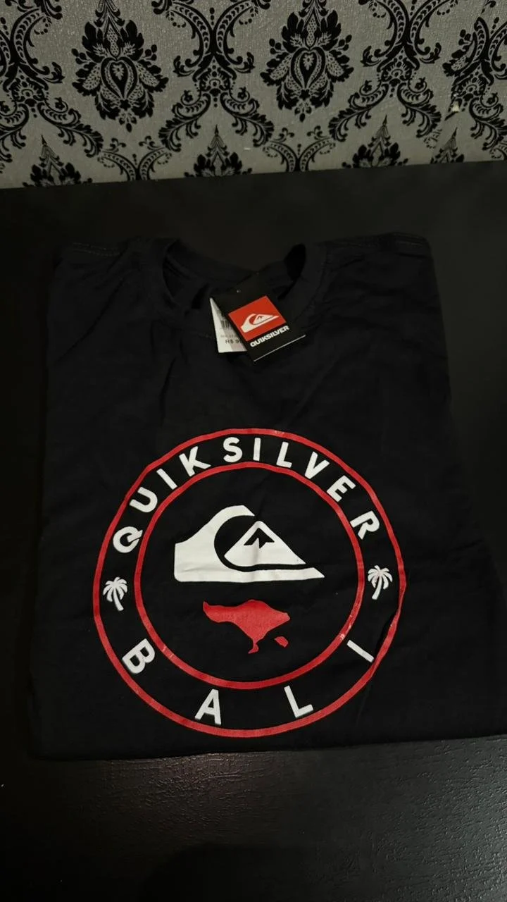 Camiseta Quick Silver estampada G