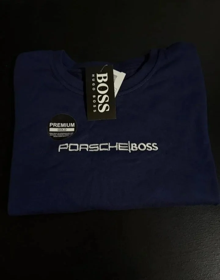 Camiseta Boss Azul Marinho M