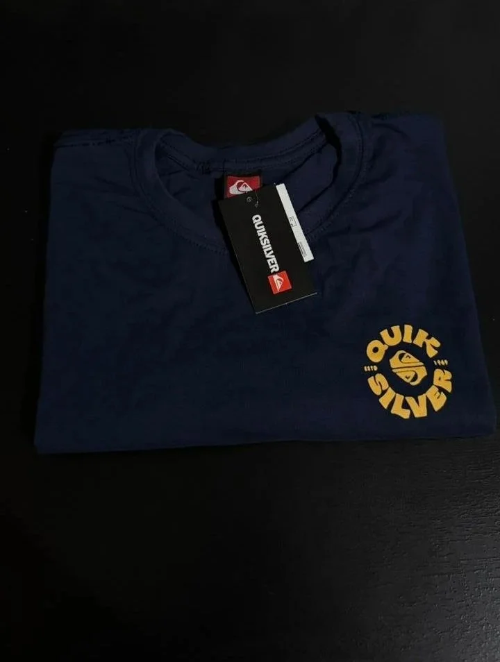 Camiseta Quick Silver Azul-Petróleo G