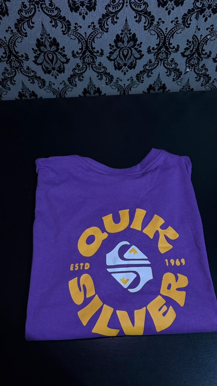 Camiseta Quick Silver Roxa GG