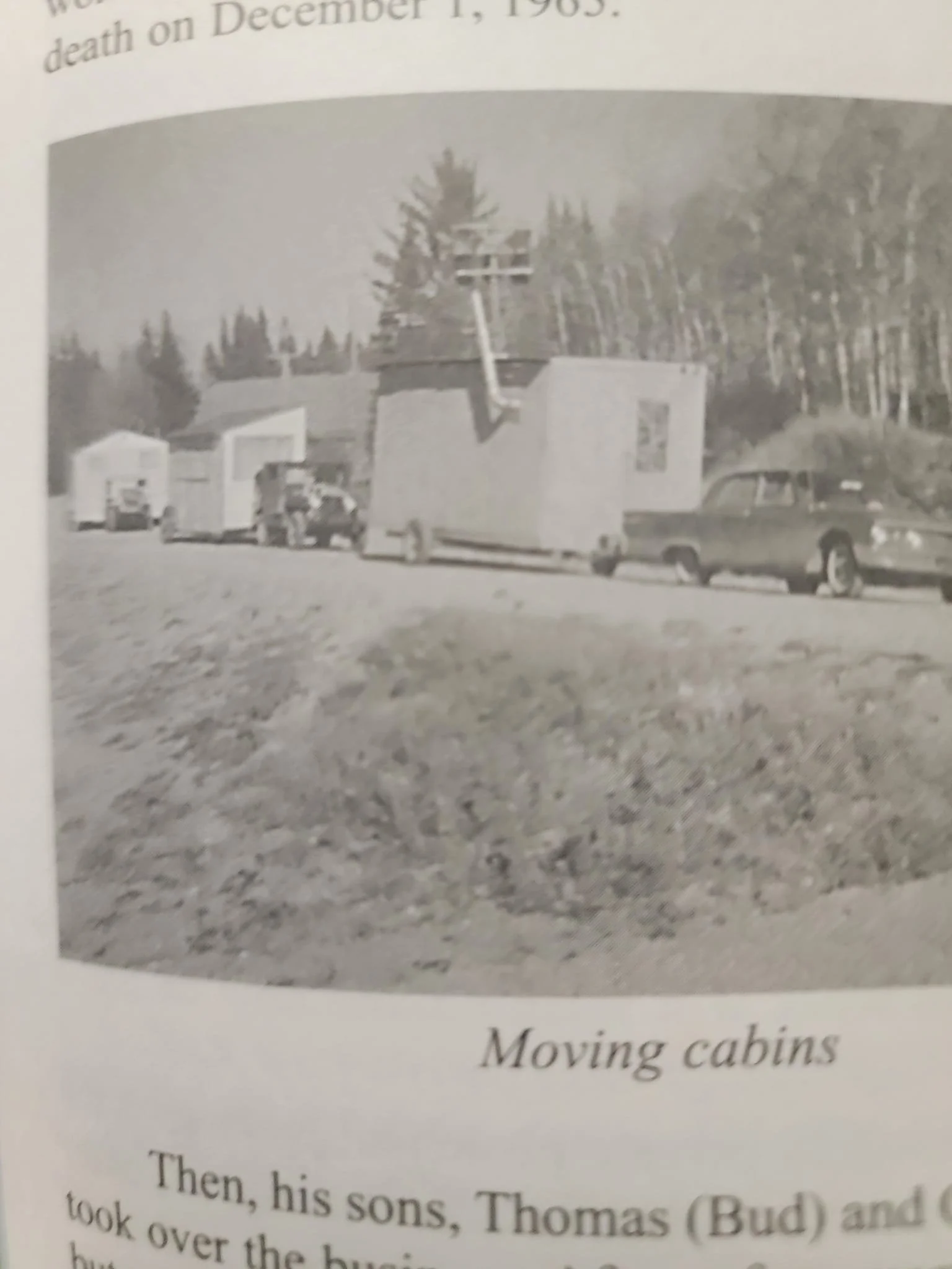 Cabins being moved in and out of the OC.
