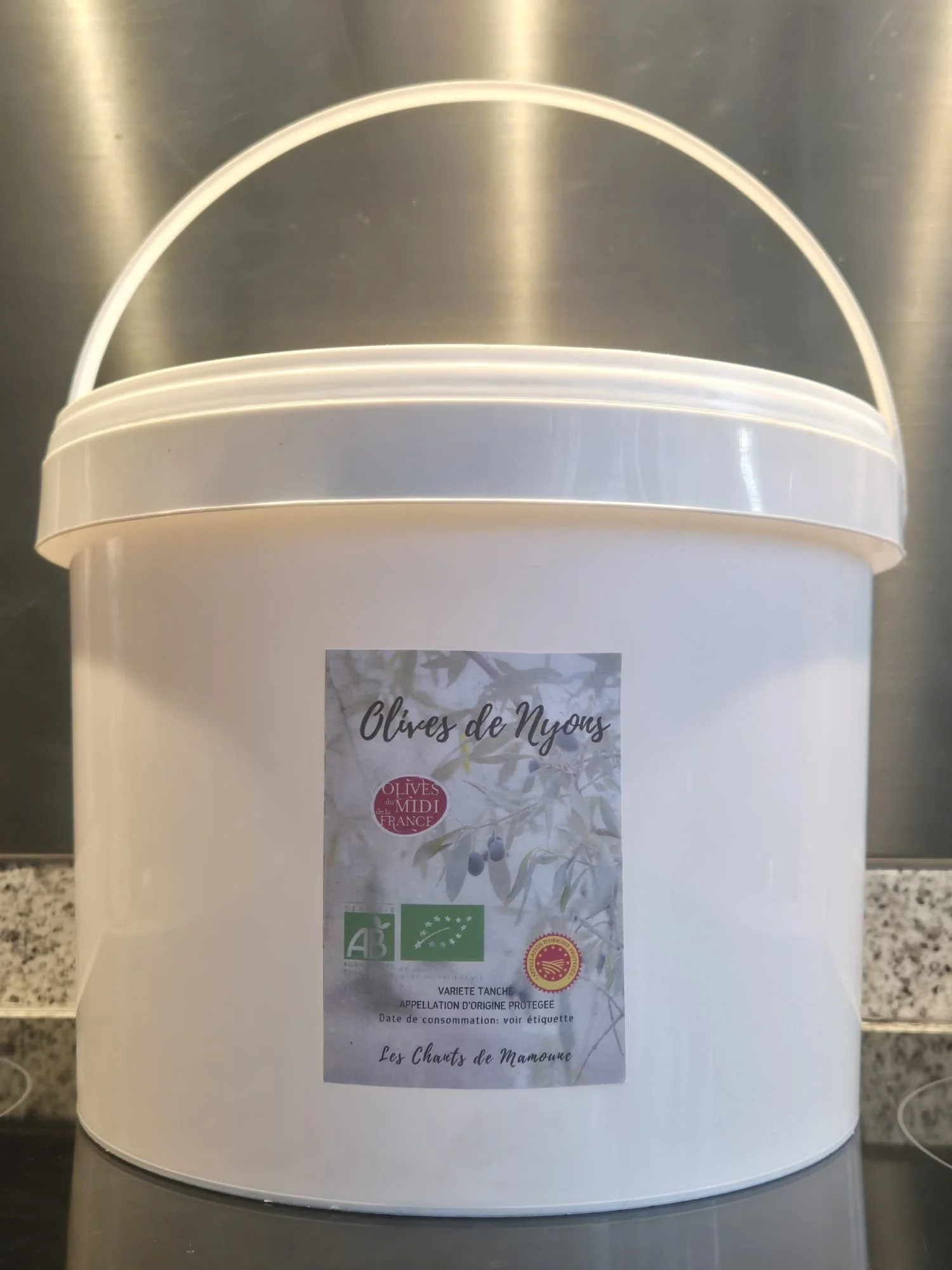 olives de table nyons ab aop 5 kilos en saumure
