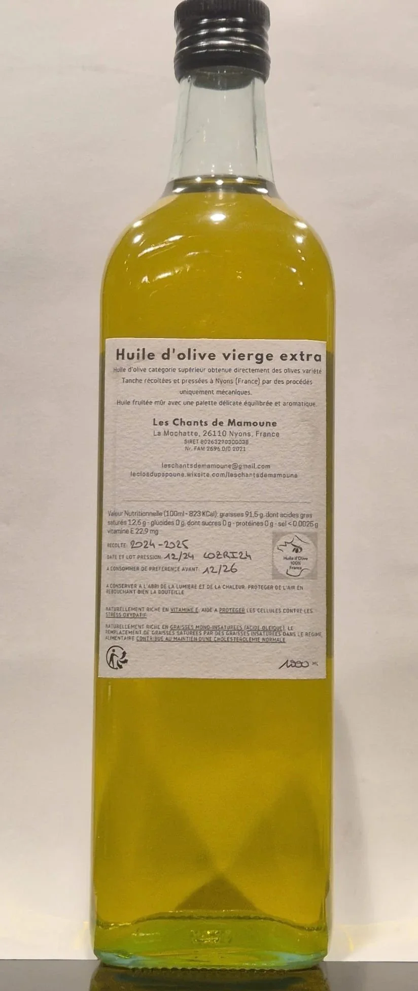huile d'olive 1000ml blanc avant aop ab.