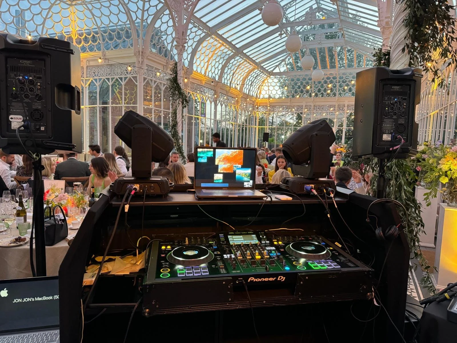 DJ Vince music setup at Horniman Museum