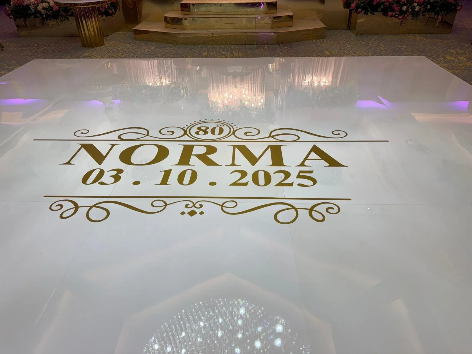 DJ Vince dance floor