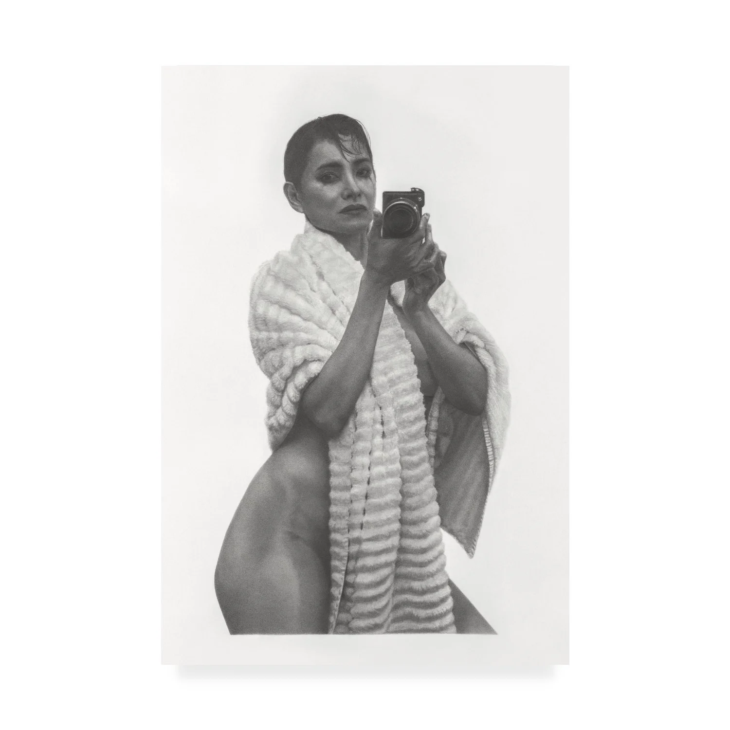 Contemporary Portraiture Graphite Art