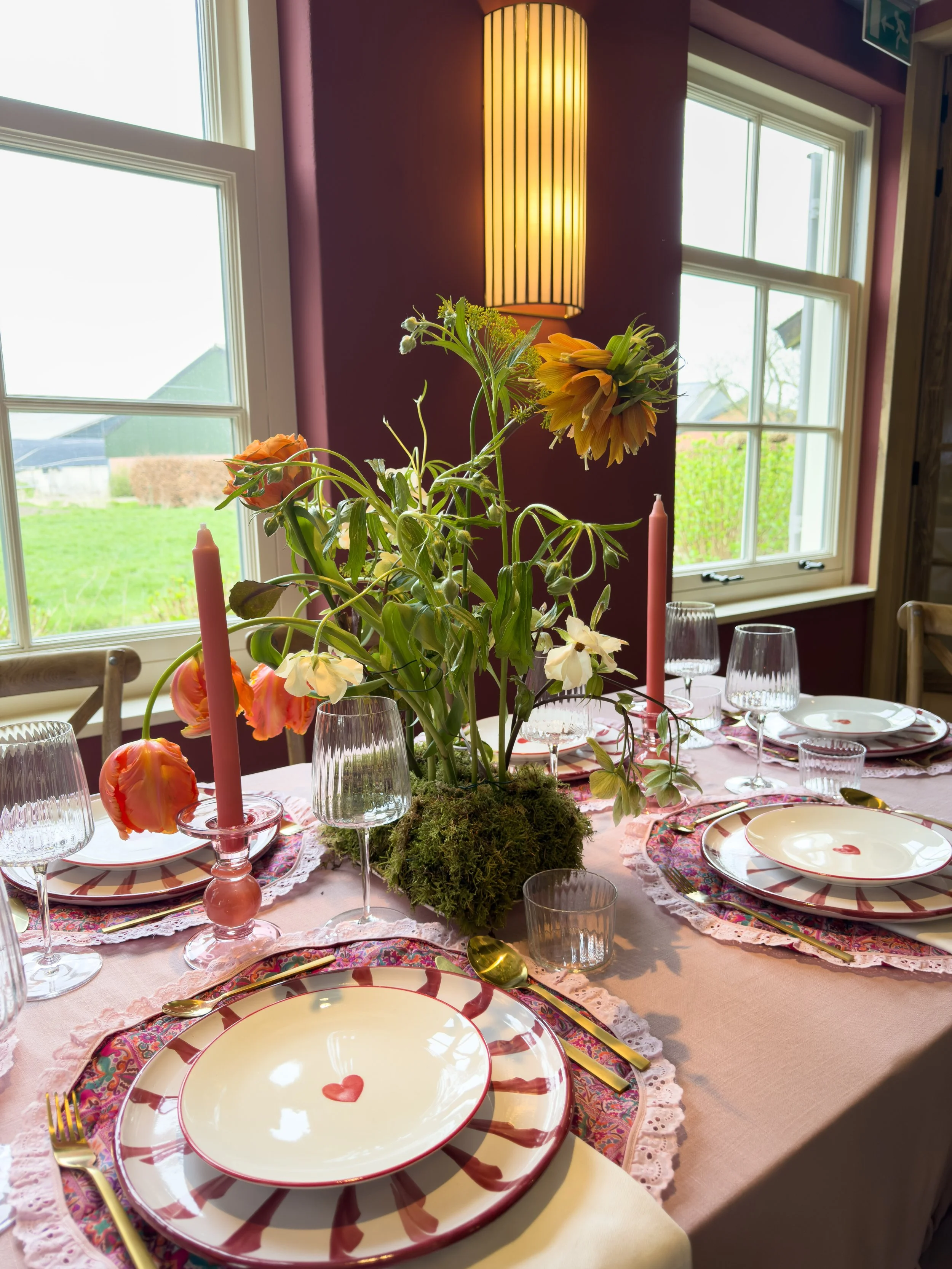 Tafelstyling Eventstyling dinerparty