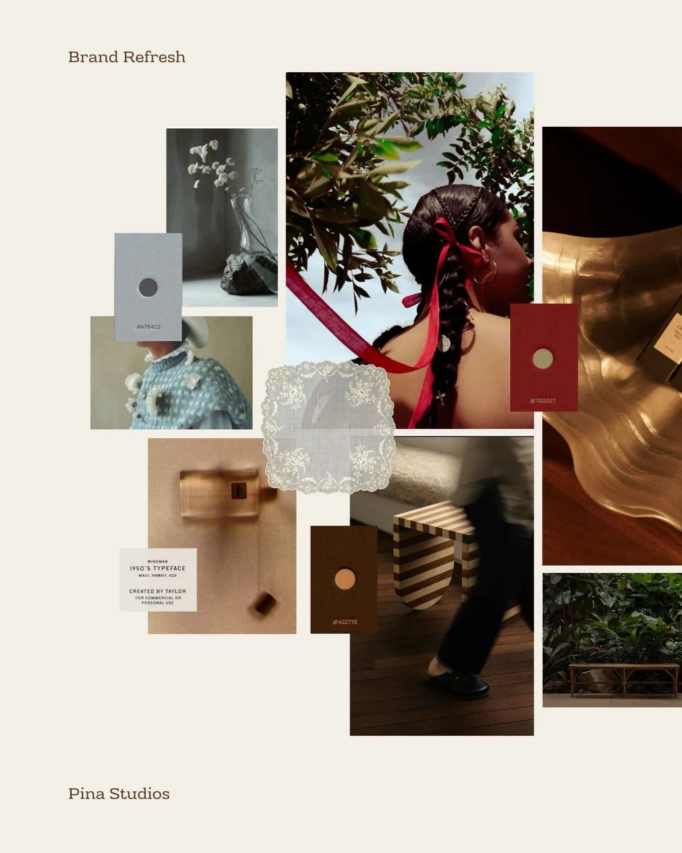 When I first started Pina Studios I made the mistake of looking at what everyone else was doing and tried to fit in instead of being myself 🙂&zwj;&harr;️I&rsquo;m inspired by my Mexican roots, my fashion background, florals, and natural textures. Th