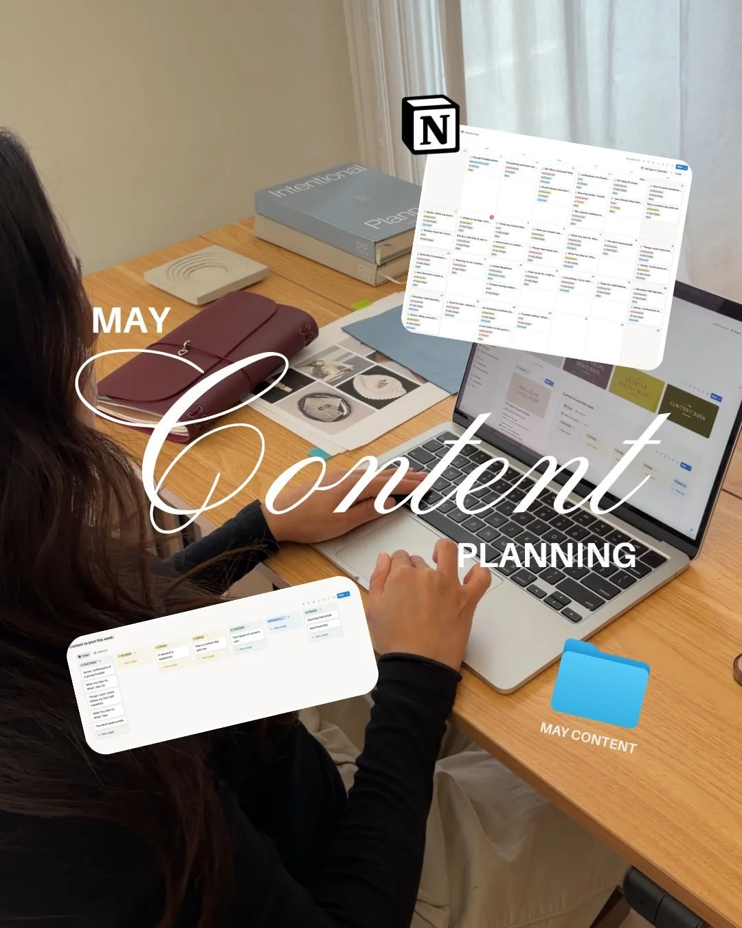 I feel like I finally found a system that keeps me consistent and honest (I actually followed through with my ideas 😭) 

This is month two of using my Notion content planner! April was the first month I used this system and the first month I actuall
