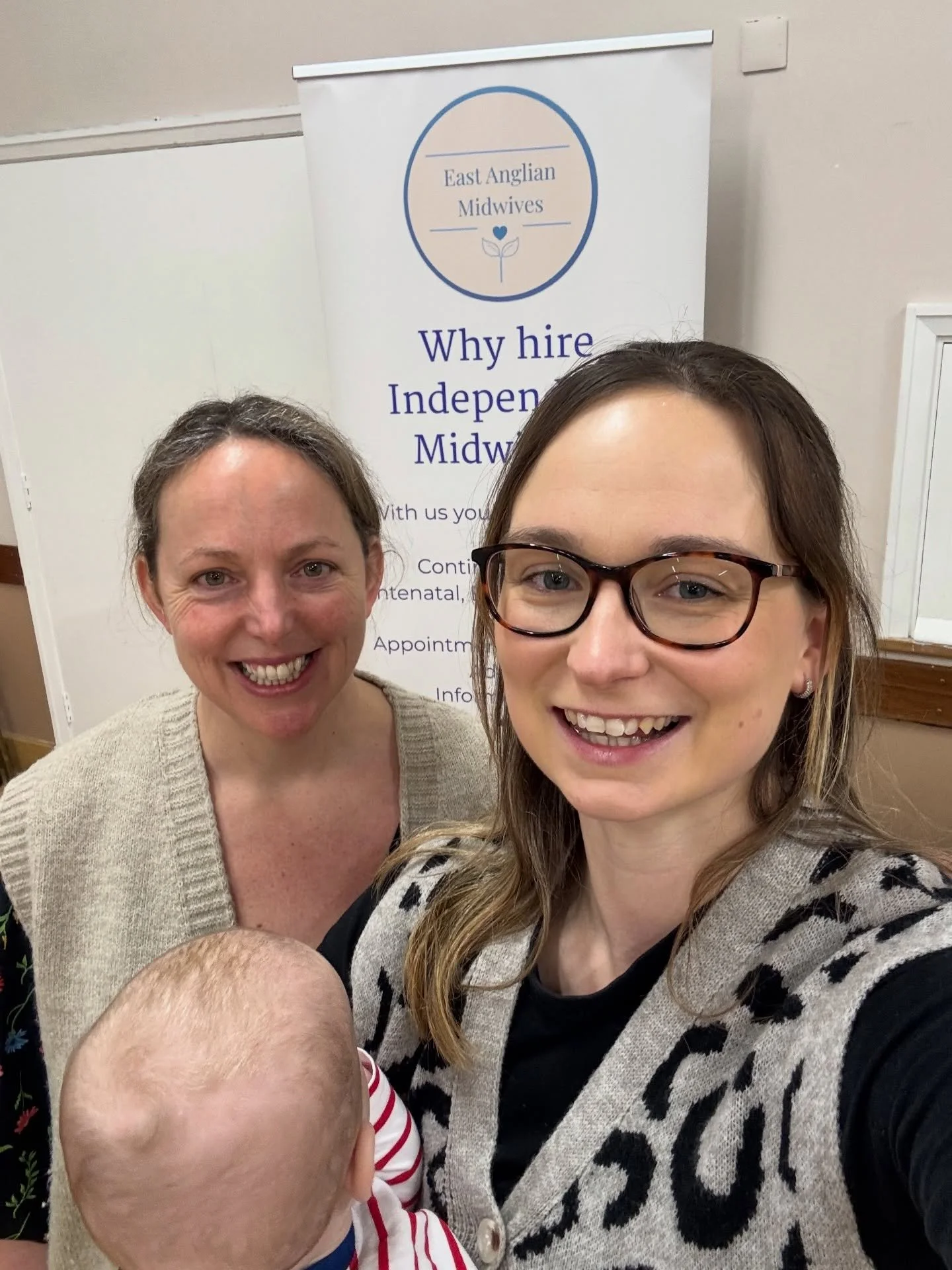 It&rsquo;s BYOB day at work, baby not booze 🤣👶🏼🍾

The three of us are down at the @westsuffolkbabyfair today talking all things independent midwifery! Come and have a chat with us, 10am-2pm.

#westsuffolk #babyfair #independentmidwives #midwives