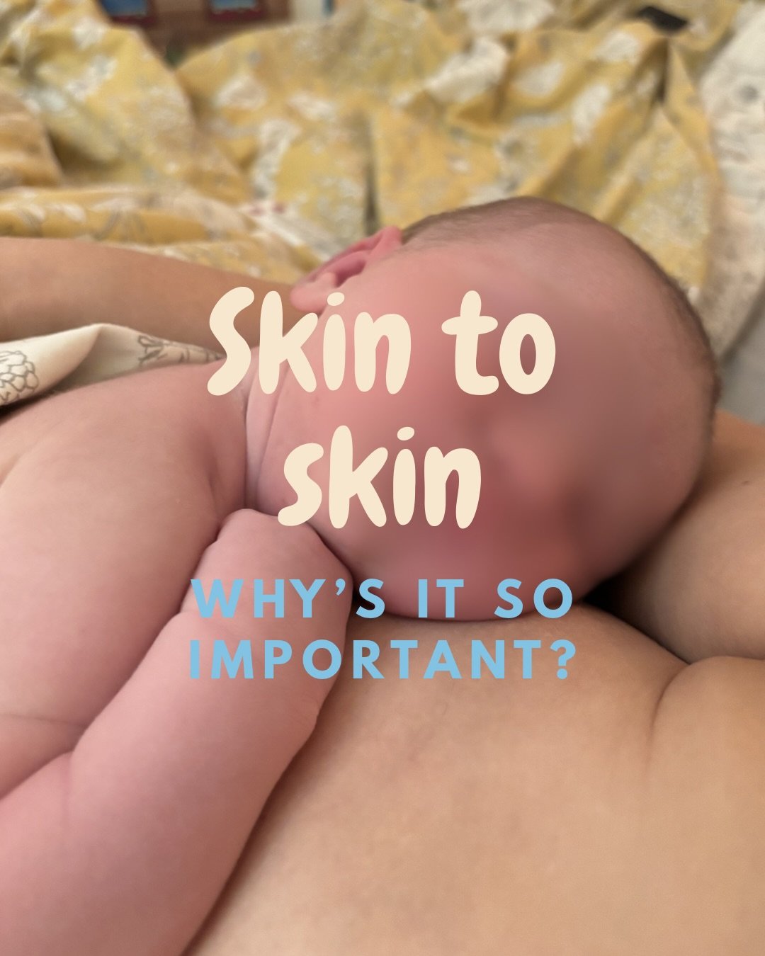 Skin to skin 👶🏽 💕 

Just a few benefits of skin to skin! It&rsquo;s really important to do this not only at birth, but at any time you can! 

If you&rsquo;ve fed, changed, rocked baby and they&rsquo;re still unsettled, we always recommend putting 