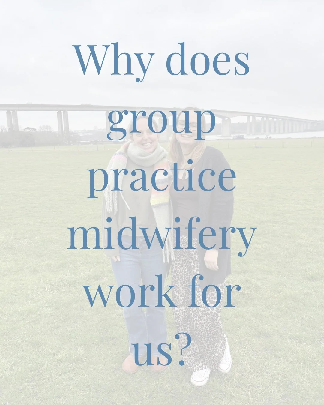 Why working together works for us ❤️ 

Just a few reasons (because there&rsquo;s definitely more!!) why we love working in a group practice model. We&rsquo;re still self-employed midwives, but working alongside each other brings SO many benefits for 