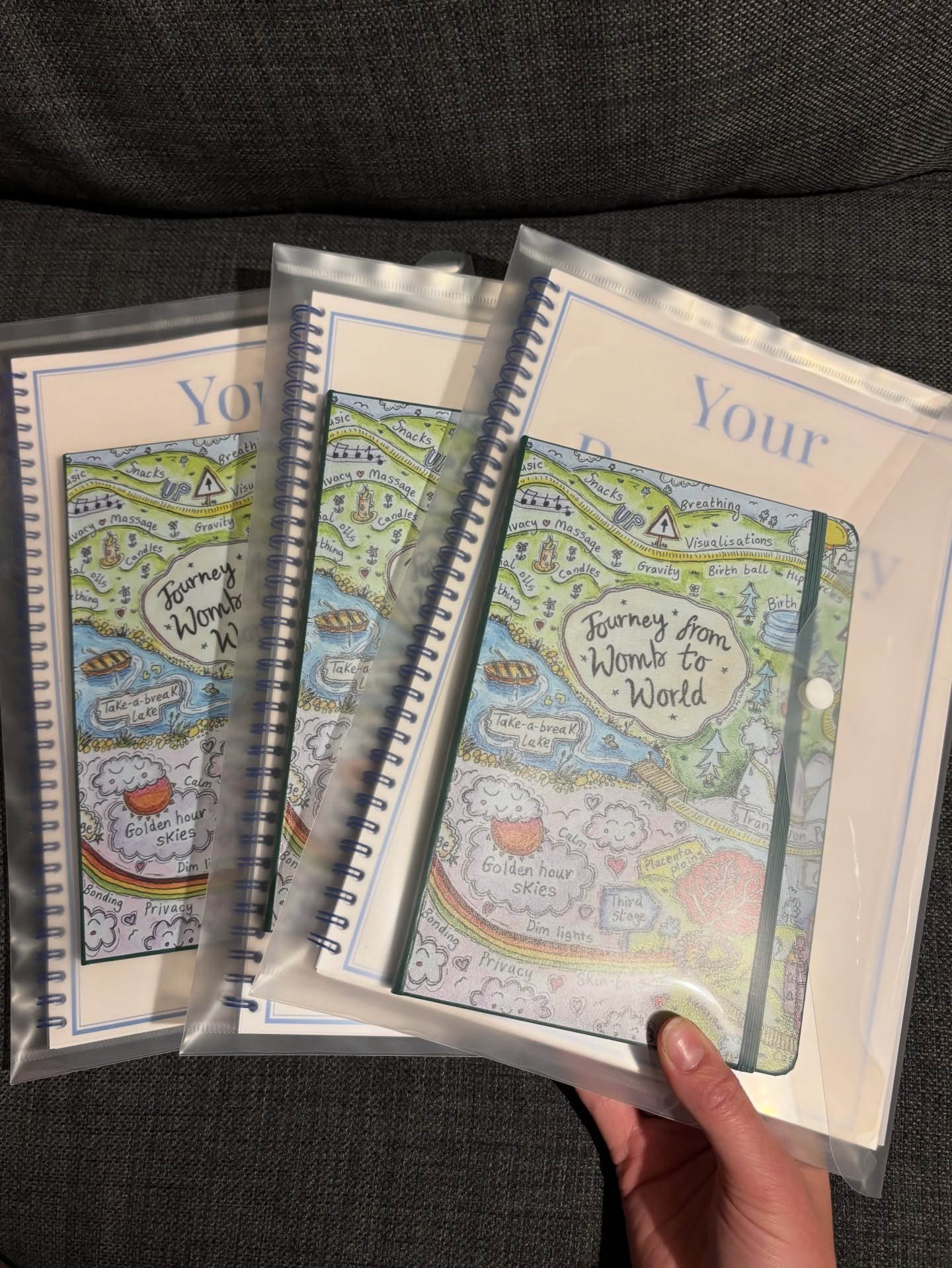 Some booking packs prepped ready for our next bookings!! 

@doxzoo_official amazing printing services for our notes and some gorgeous journals from @studentmidwifeshop for these clients! 

We also include leaflets for local, trusted businesses who of
