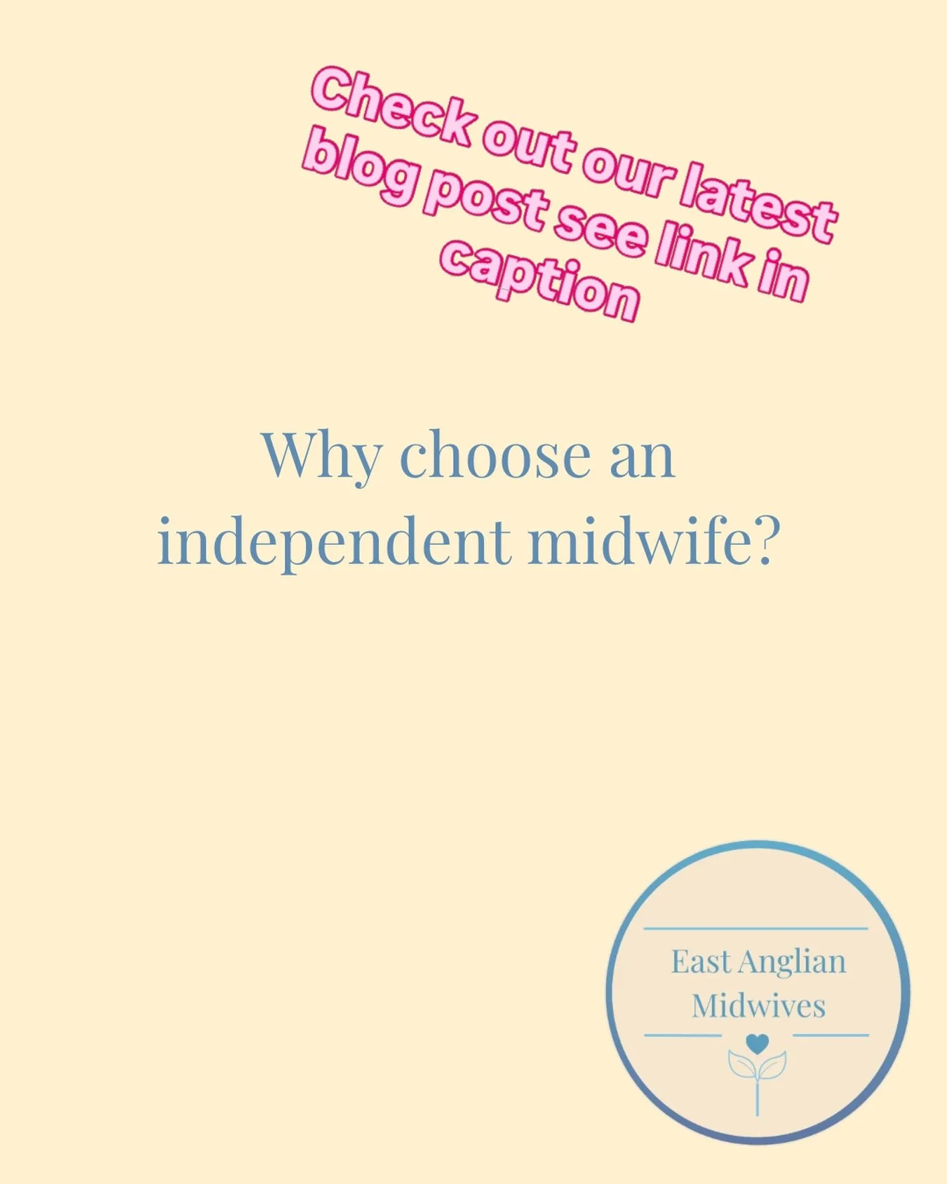 Check out our latest blog post www.eastanglianmidwives.co.uk/blog/why-choose-an-independent-midwife