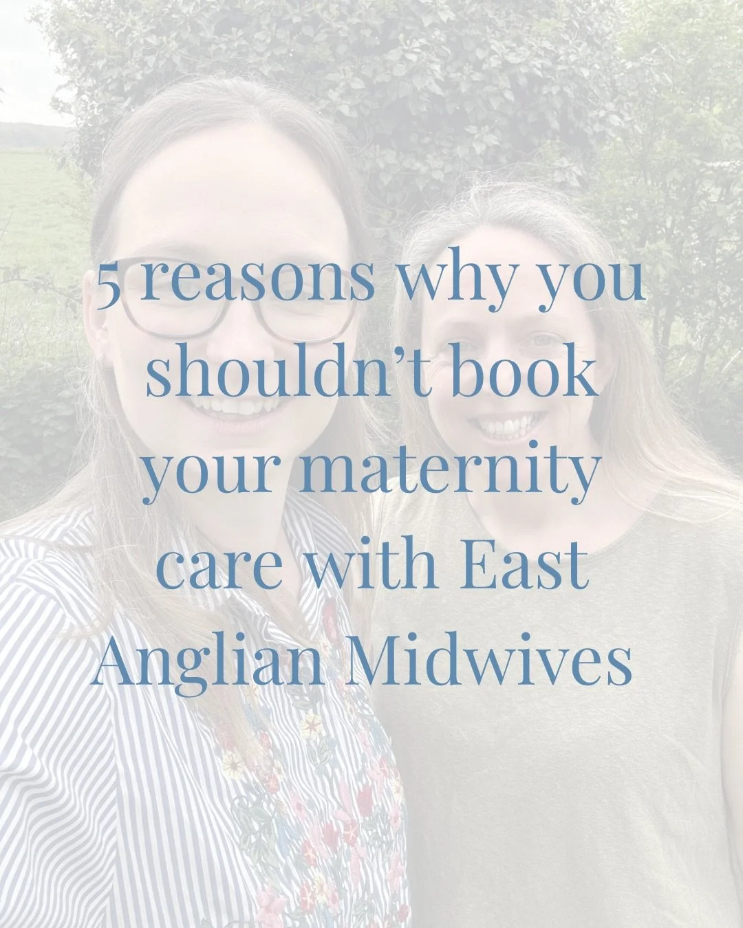 5 reasons why you shouldn&rsquo;t book us as your midwives&hellip; We wouldn&rsquo;t want to book us either 🤷&zwj;♀️🤭 

#independentmidwives #midwife #suffolk #norfolk #essex