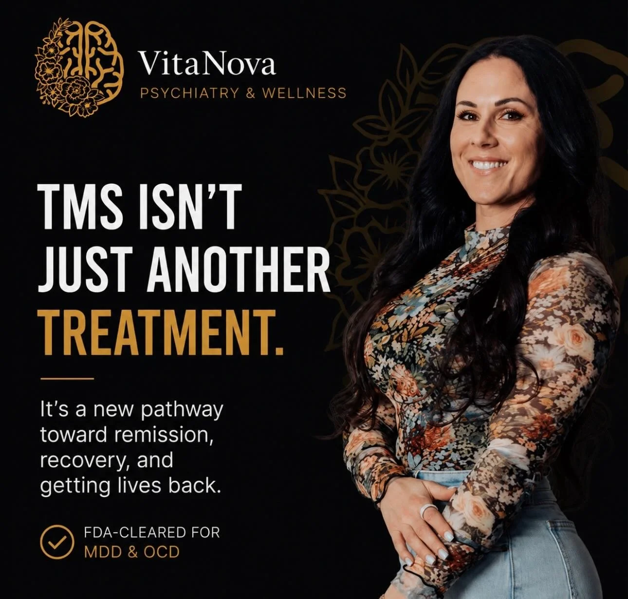 What TMS Is NOT

❌ Electroconvulsive therapy (ECT)

❌ Sedation

❌ Anesthesia

❌ Memory loss as an expected treatment effect

Patients remain awake and return to normal activities immediately after treatment.

Are you a clinician and have more questio