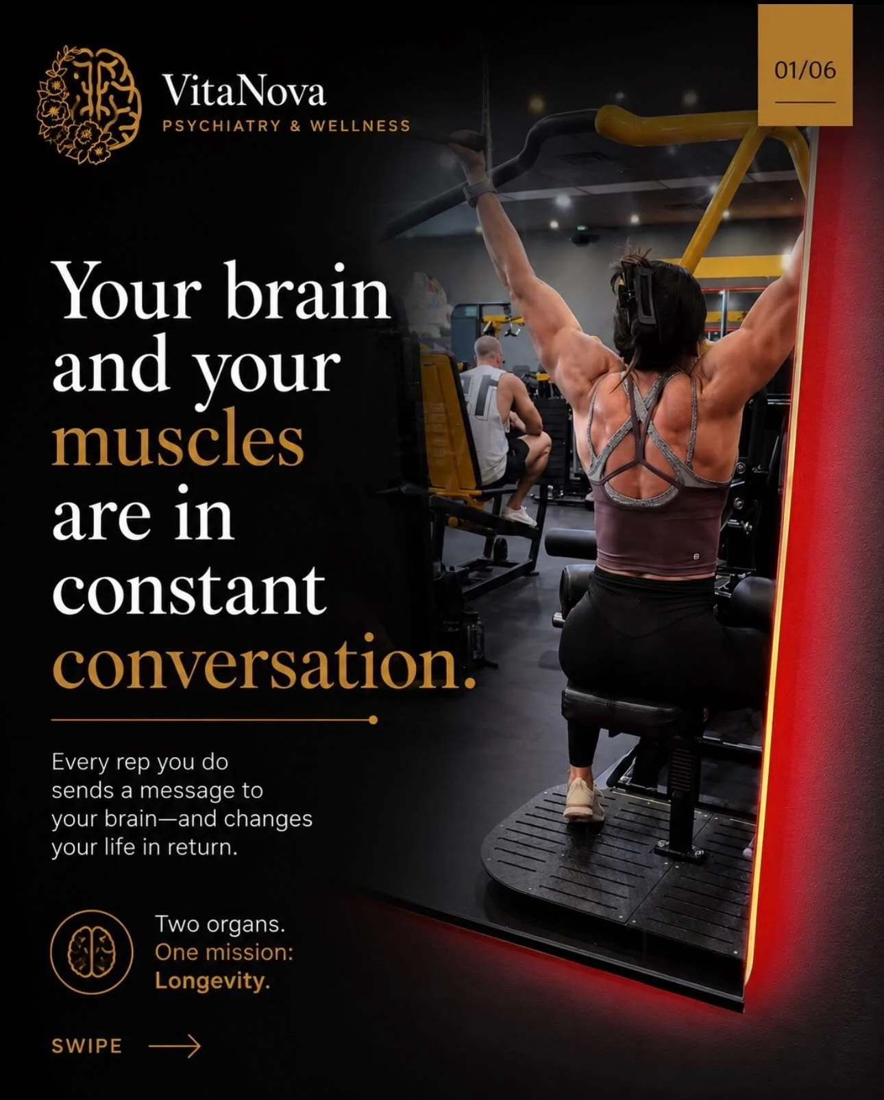 At VitaNova, we believe mental wellness is bigger than symptom suppression.

Yes&mdash;medication can be life-changing. 
And sometimes lifesaving.

But psychiatry should also ask bigger questions:

Is inflammation part of the picture? 
Is chronic str