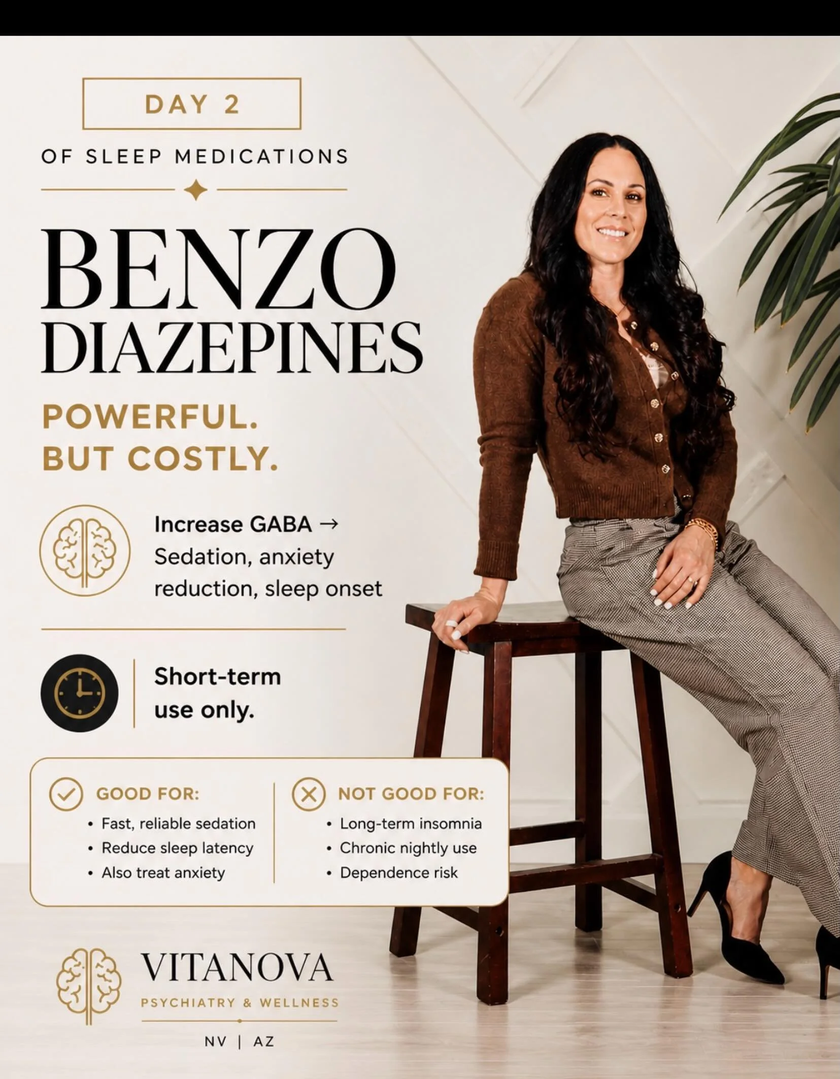 💡💊
DAY 2: Benzodiazepines (Temazepam, Triazolam, etc.)

These are the medications people expect when they say:
&ldquo;I just want something to knock me out.&rdquo;

And to be fair&mdash;
they work.

⸻

📊 What the data shows:
Benzodiazepines signif