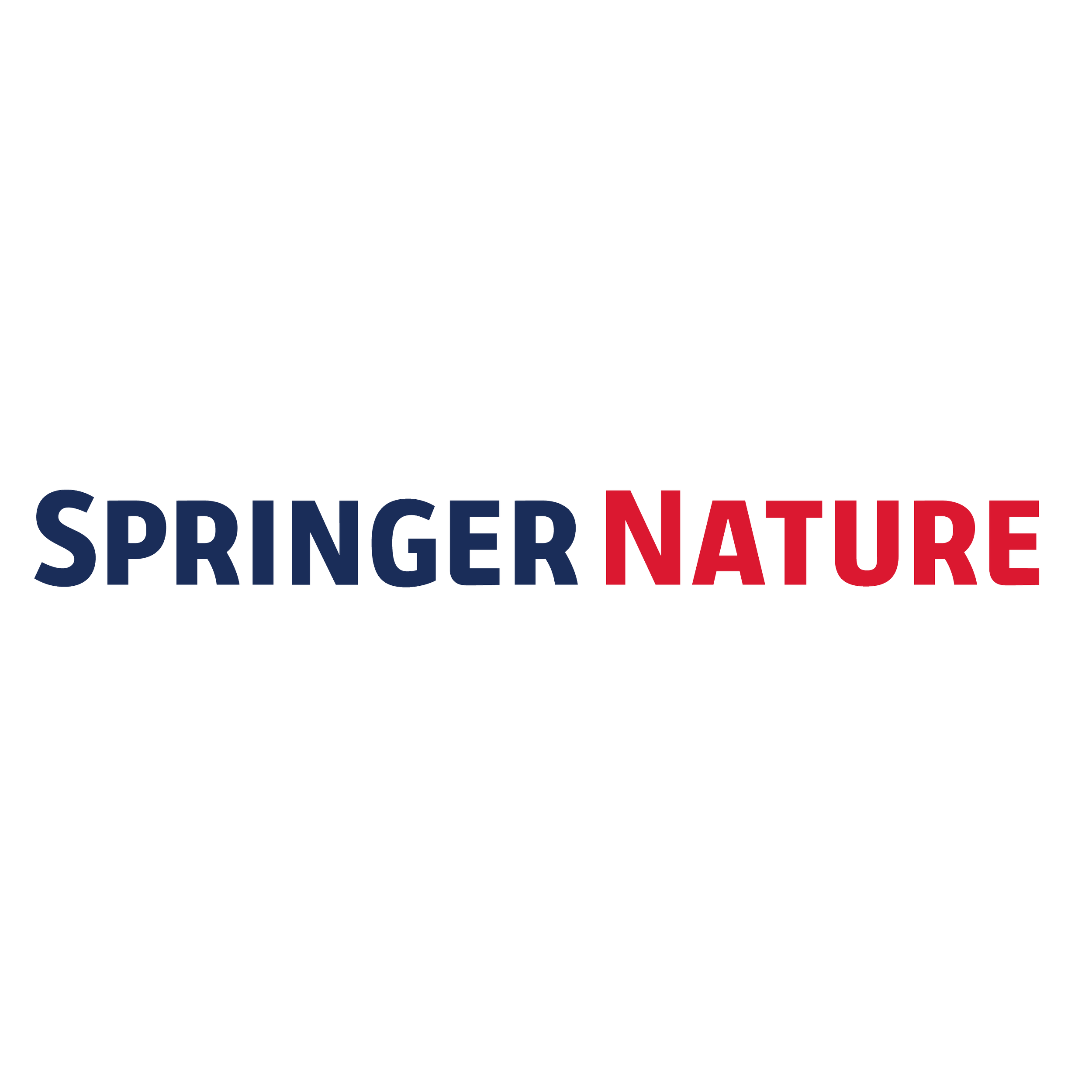 Springer Nature logo with 'SPRINGER' in dark blue and 'NATURE' in red text.
