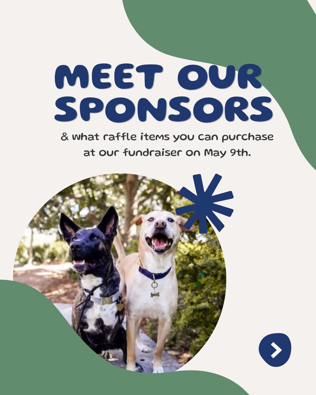 The sponsors have shown OUT for our pups and we are SO HYPE😁

Astros seats. Tame Impala suite. La La Land coffee. A Turtlebox speaker. Dog grooms, treats, merch, and SO much more, all up for grabs at our May 9th fundraiser.

Raffle tickets are $5 ea