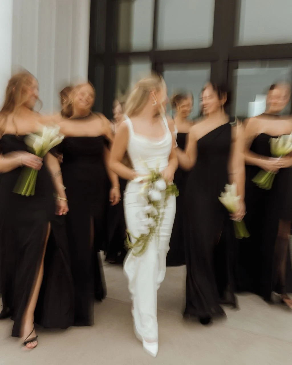 wedding party florals flowers