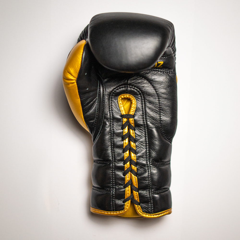 Black and yellow boxing glove
